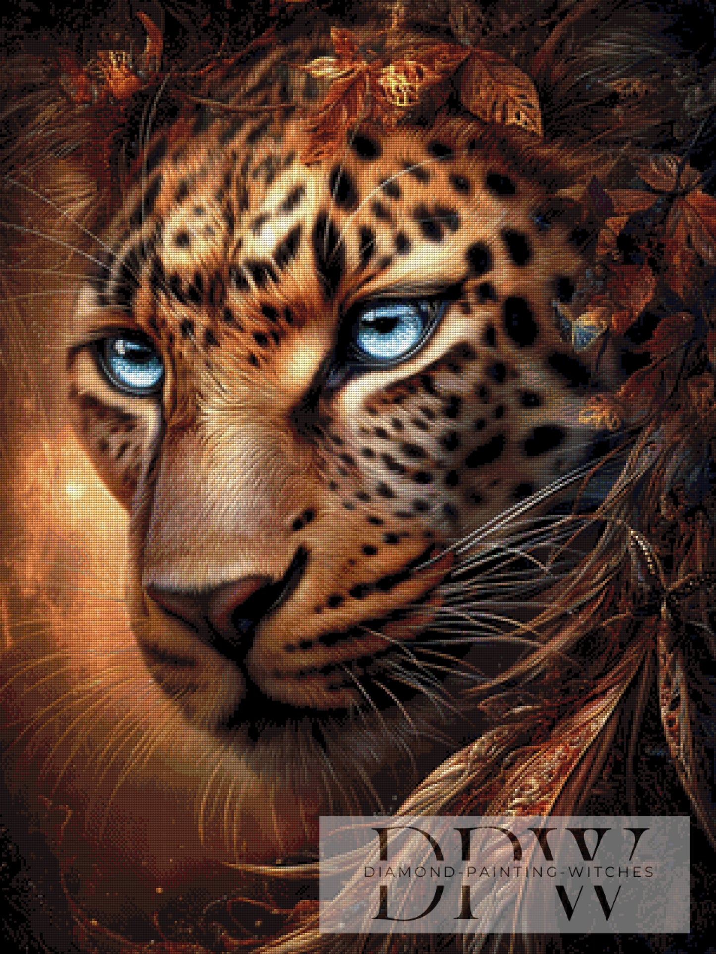 Im Atem der goldenen Wildnis by _Sweet_Loco_AI 75x100cm mit 150 Farben DPW-769