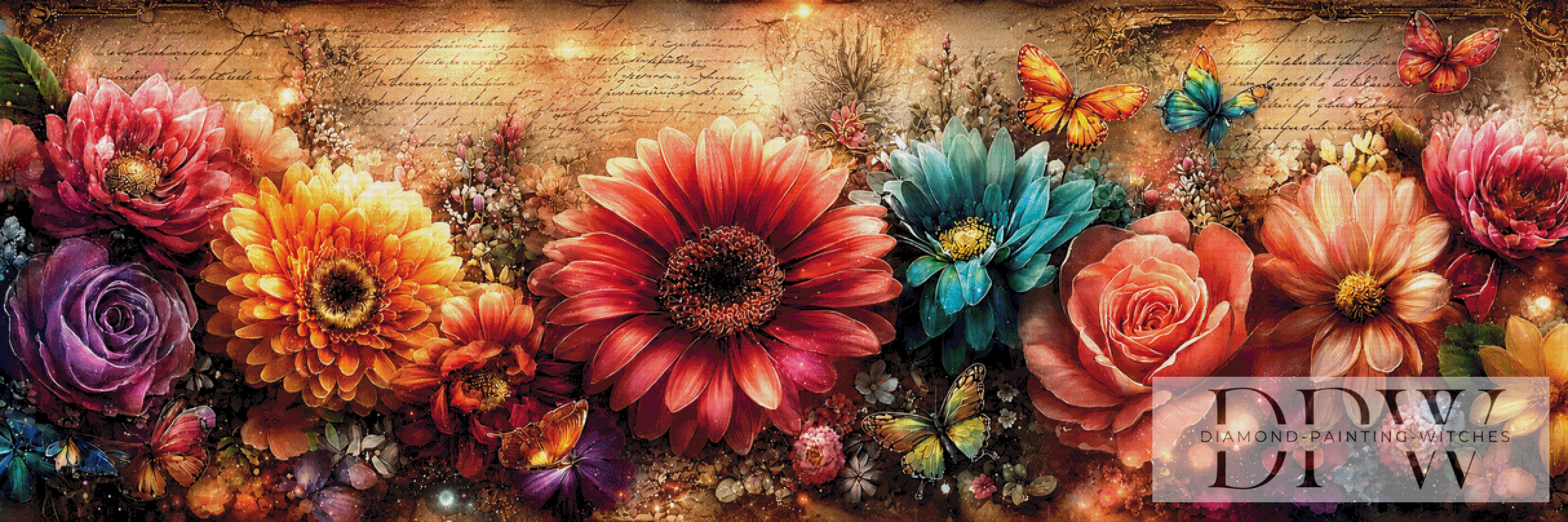 Vintage Original - Traumblüten by ellufija mit 400/370 Farben