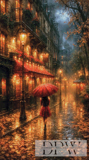 Spaziergang im Regen by Elly_A.I mit 190 Farben