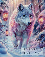 Eisiger Wolf by Elly_A.I mit 190 Farben