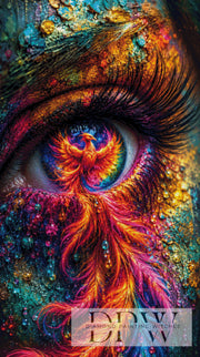 Phönix-Auge by Elly_A.I mit 400 Farben