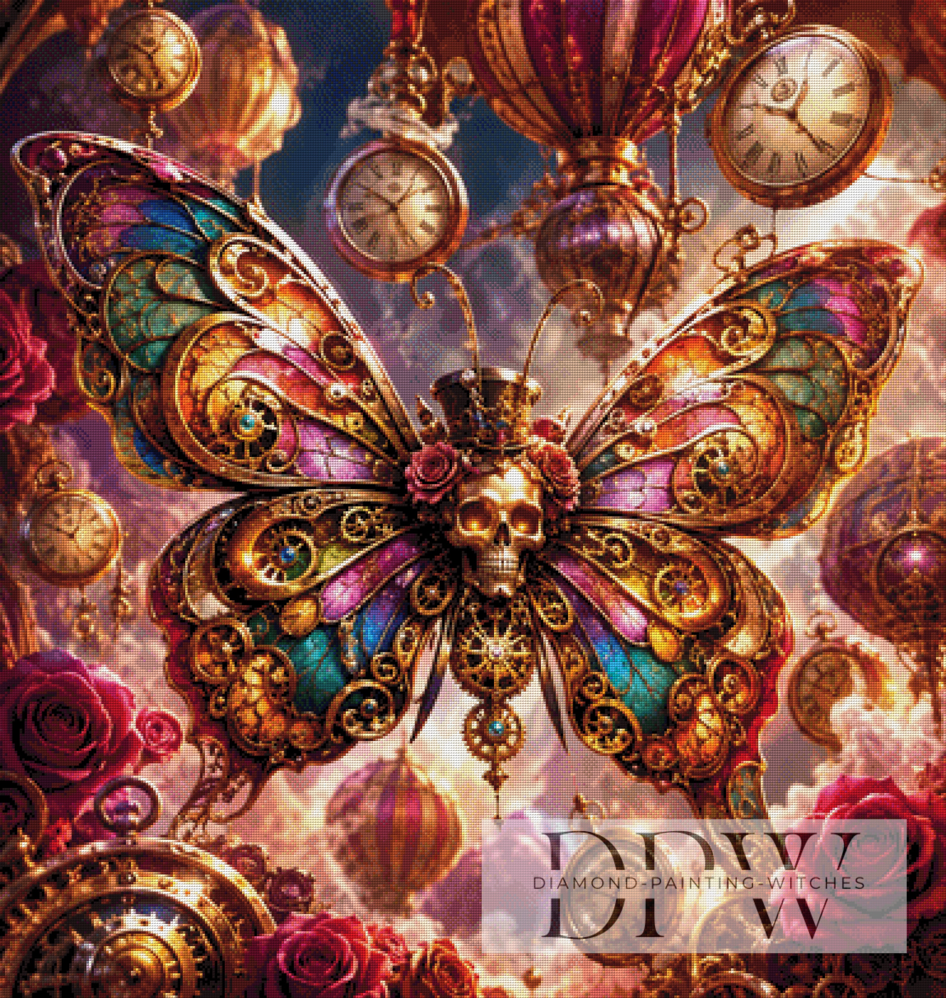 Steampunk Butterfly II by Elly_A.I mit 340 Farben