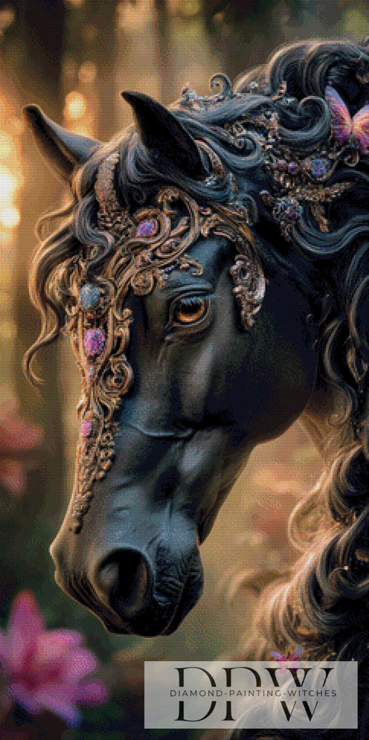 Black Beauty by Casalla Vendetta 60x120cm mit 190 Farben DPW-784