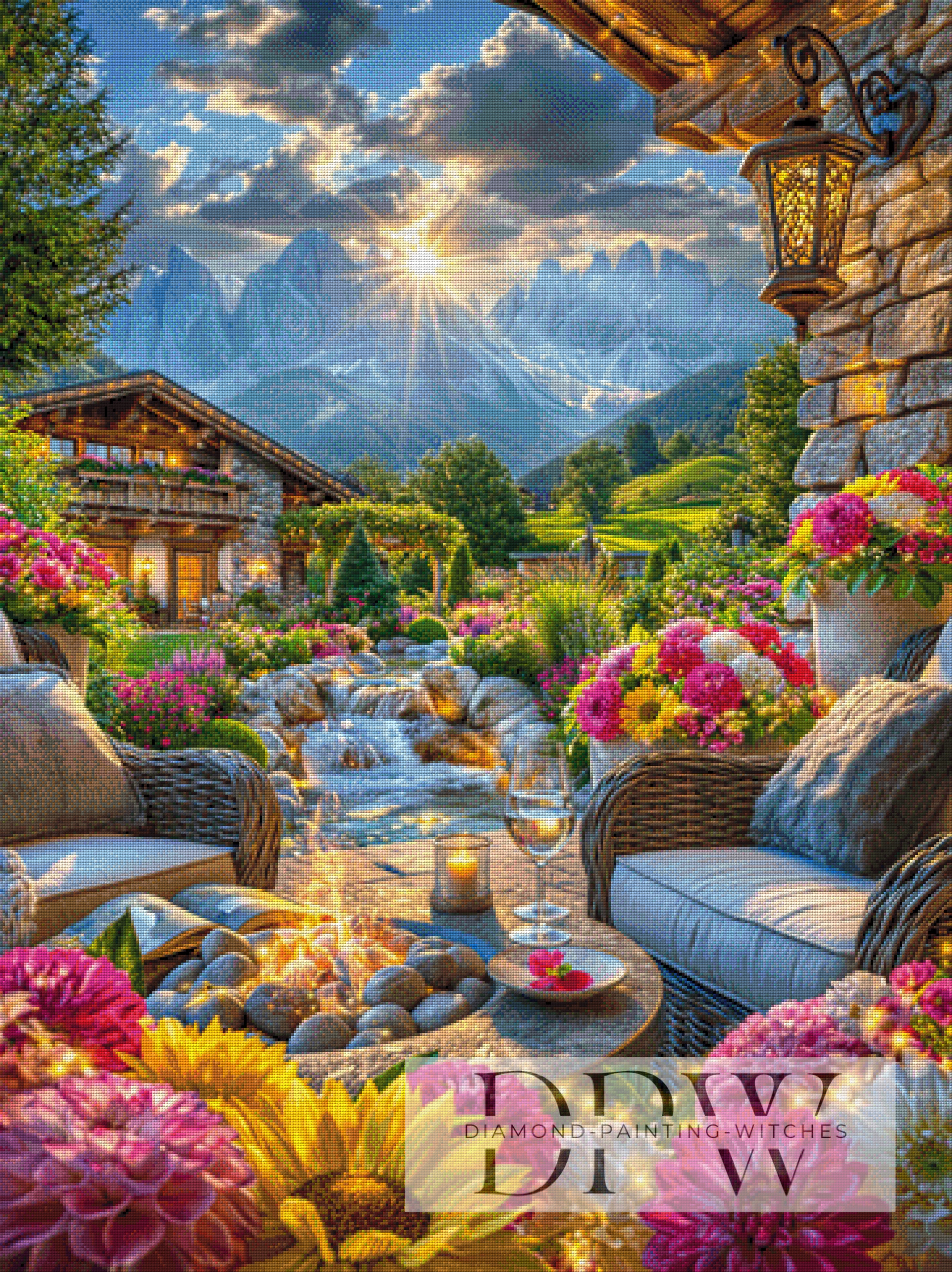 Alpengarten by CleoDora mit 390 Farben