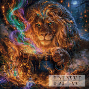 Der Löwe der verborgenen Essenzen by Lisa Morgan mit 300 Farben