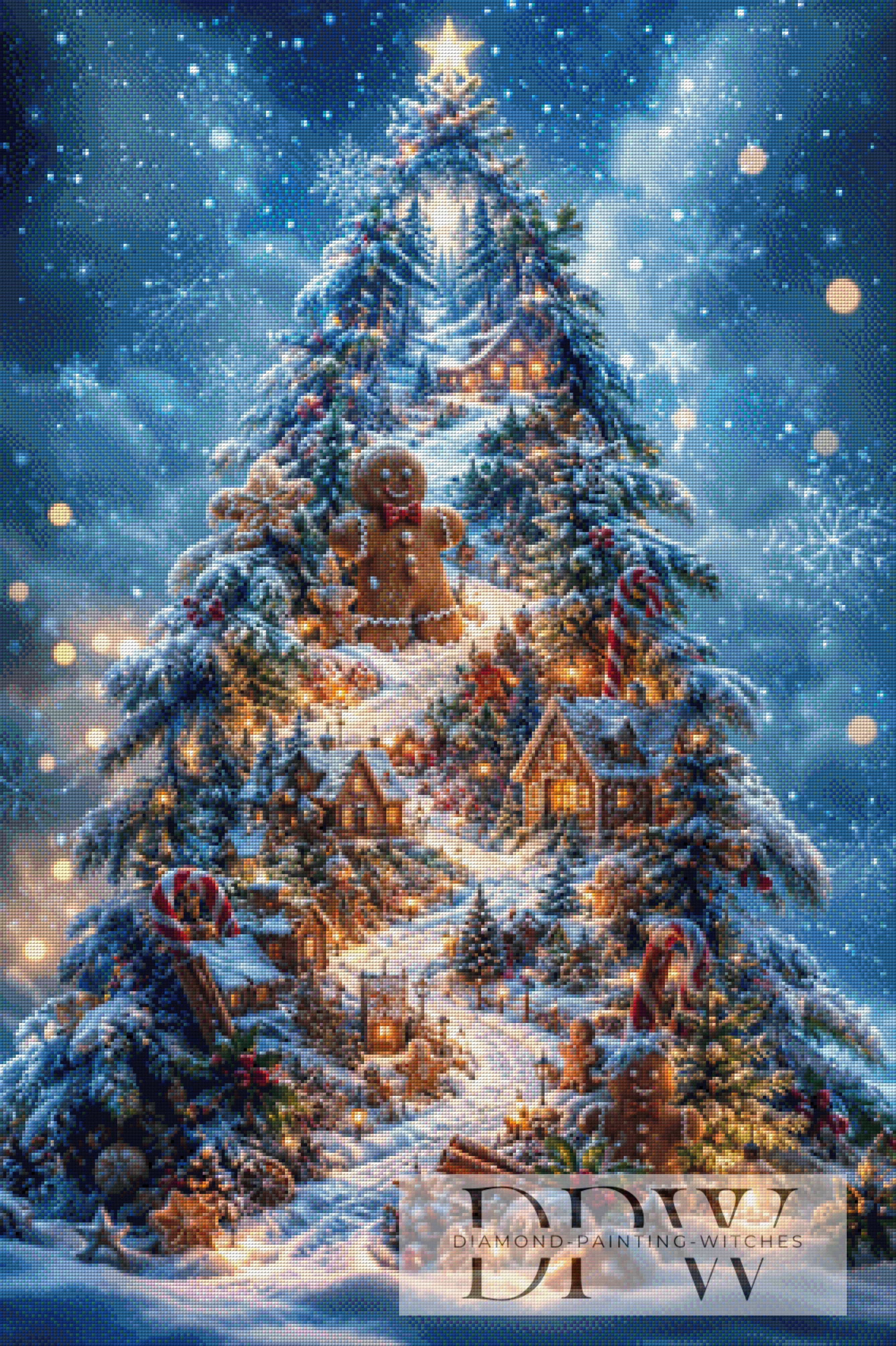 Das Weihnachtsdorf im Tannenbaum by Lisa Morgan mit 260 Farben