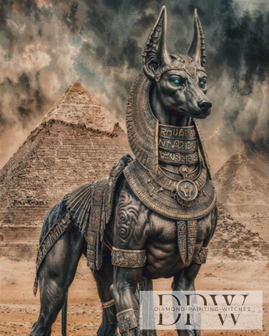 Guardian of the pyramids by Pixxel Pics 80x100cm mit 100 Farben DPW-792