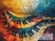 Abstract Piano by Pixxel Pics mit 310 Farben