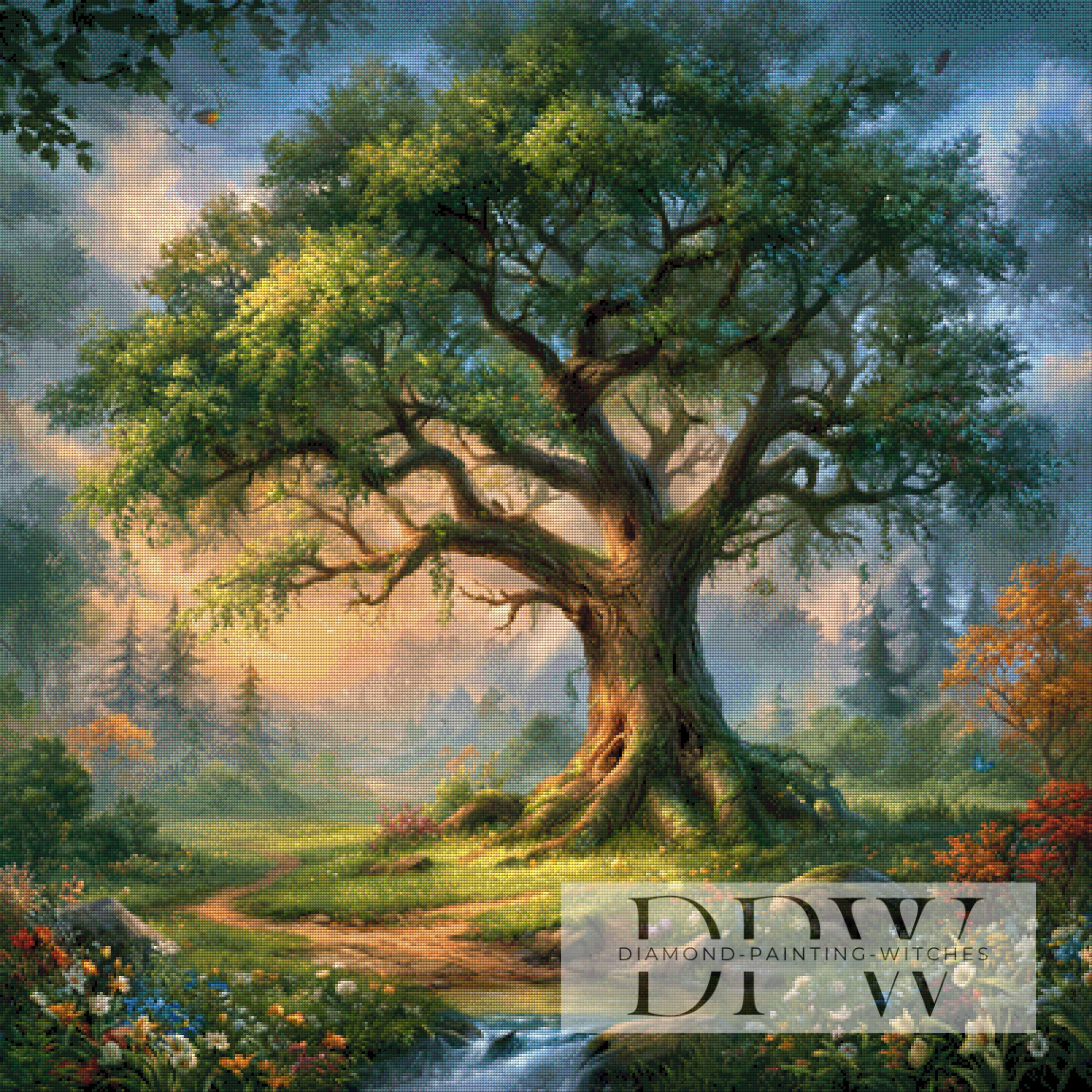 Witches Chill Baum by CreatiVart mit 240 Farben