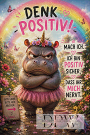 Denk Positiv by ellufija mit 320 Farben