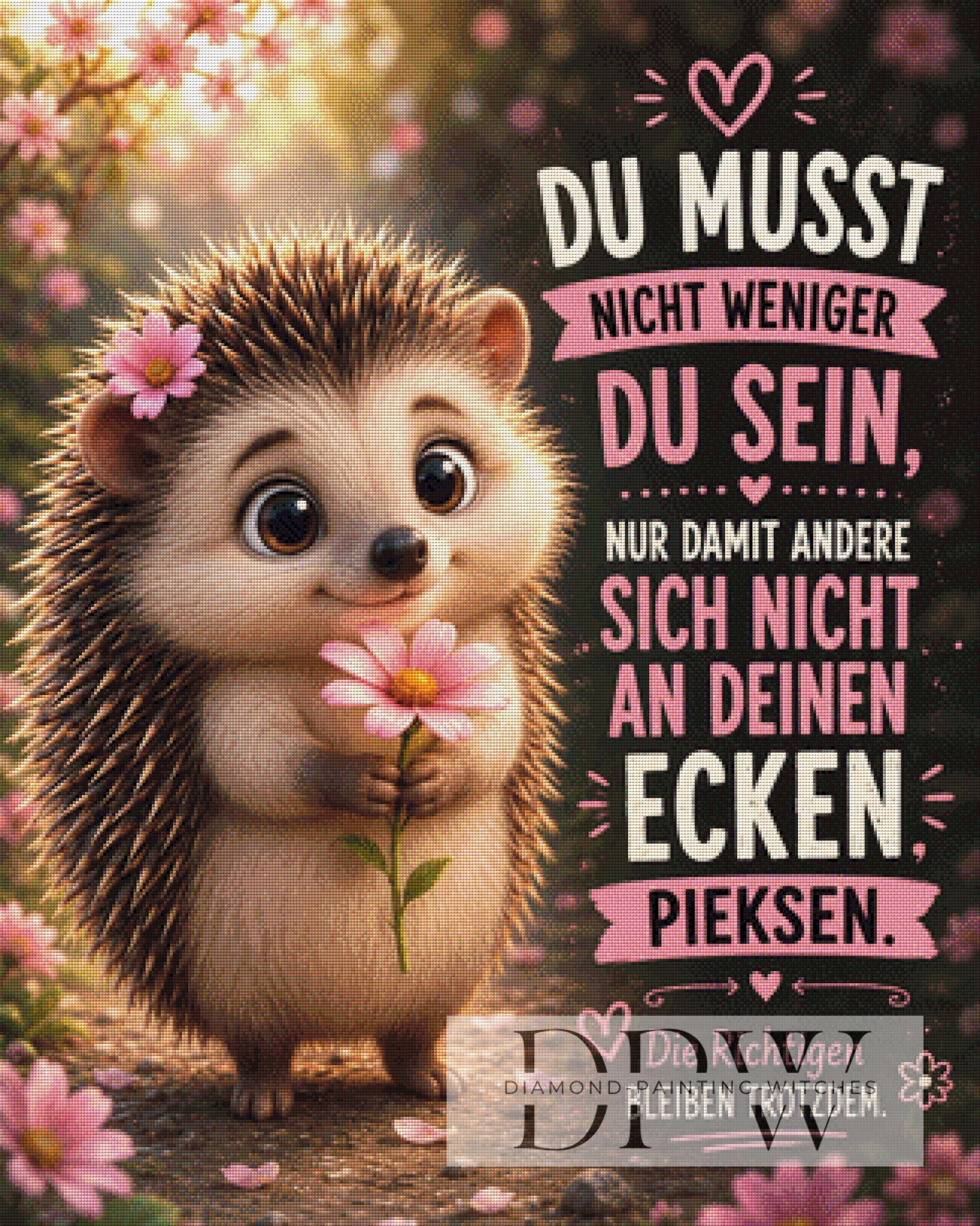 Igelspruch by ellufija mit 200 Farben