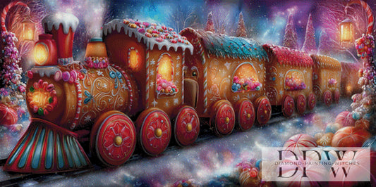 Lebkuchenzug by Elly_A.I 130x65cm mit 350 Farben DPW-797