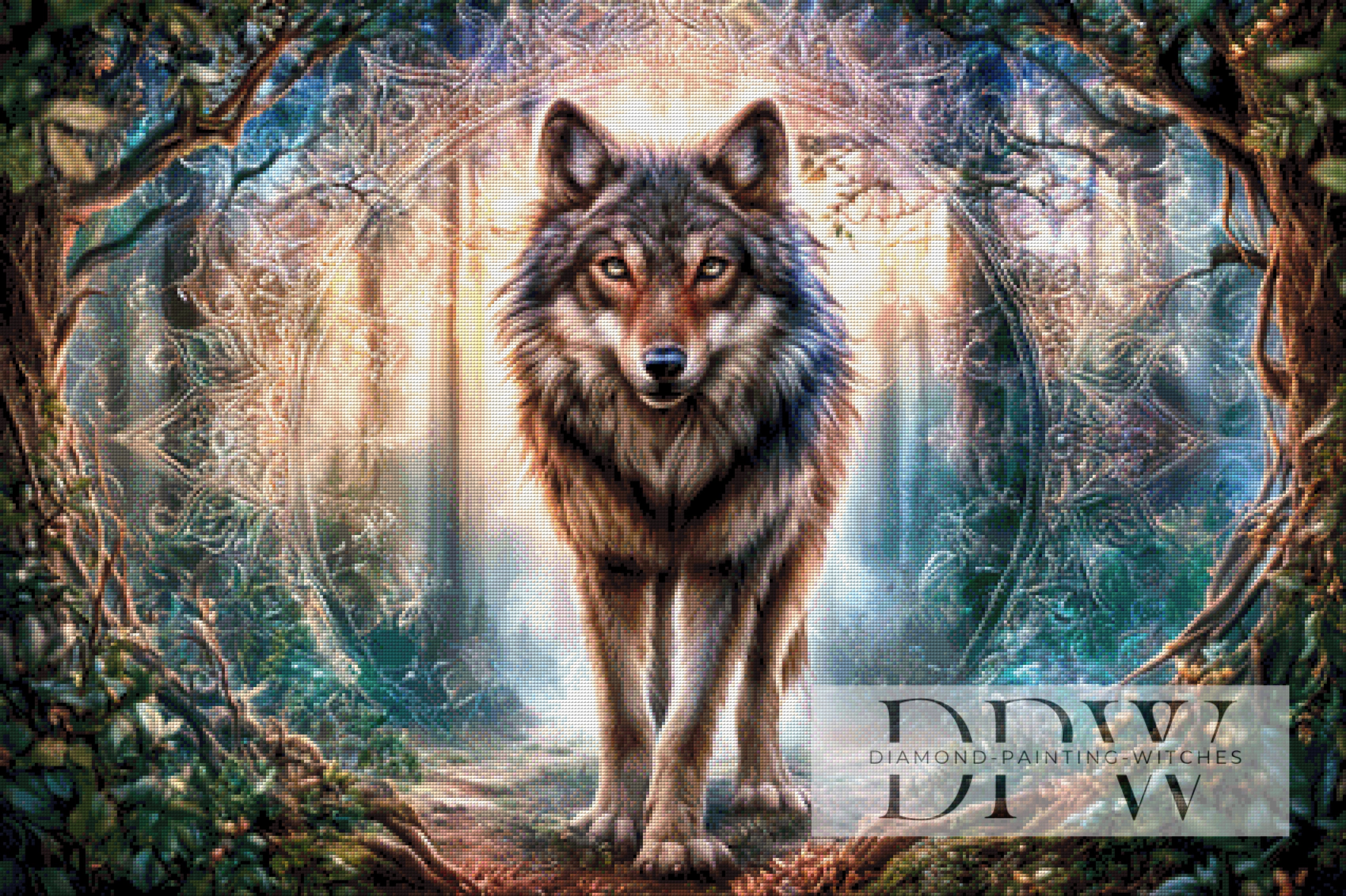 Runenwolf by ellufija mit 250 Farben