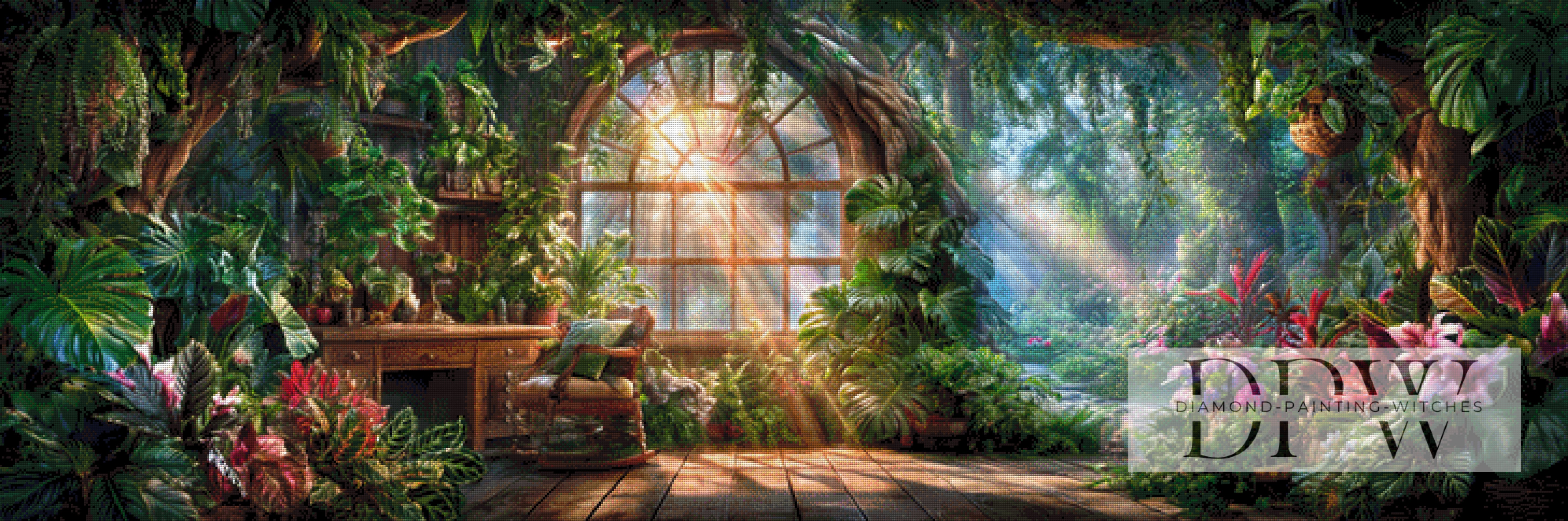 Fensterwald by ellufija mit 350 Farben