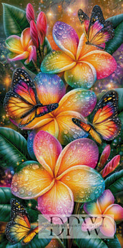 Leuchtende Tropenblüten by CreatiVart mit 370 Farben