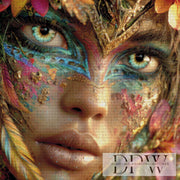 Federkriegerin by CreatiVart mit 280 Farben
