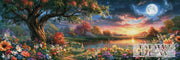 Blütenwiese am See by Sweet_Loco_AI mit 330 Farben