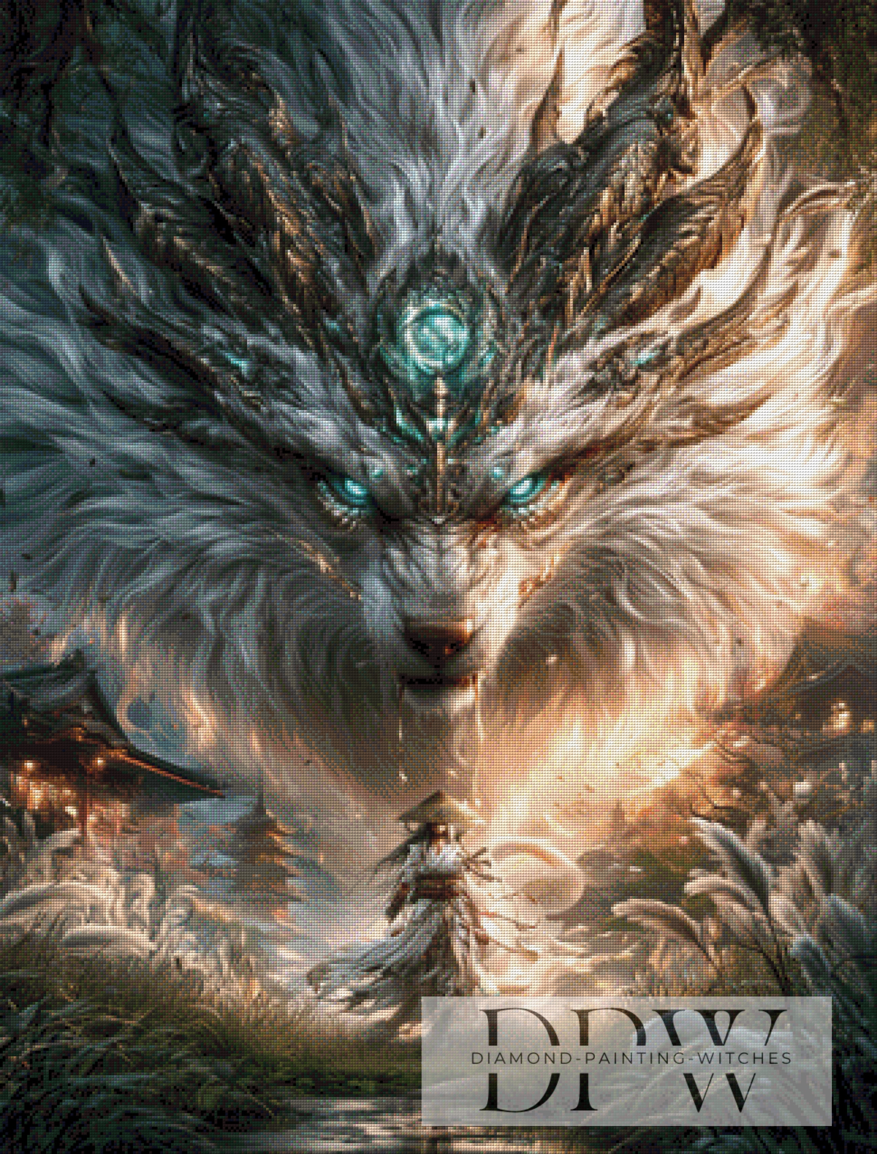 Der Wächterwolf by _Sweet_Loco_AI mit 180 Farben