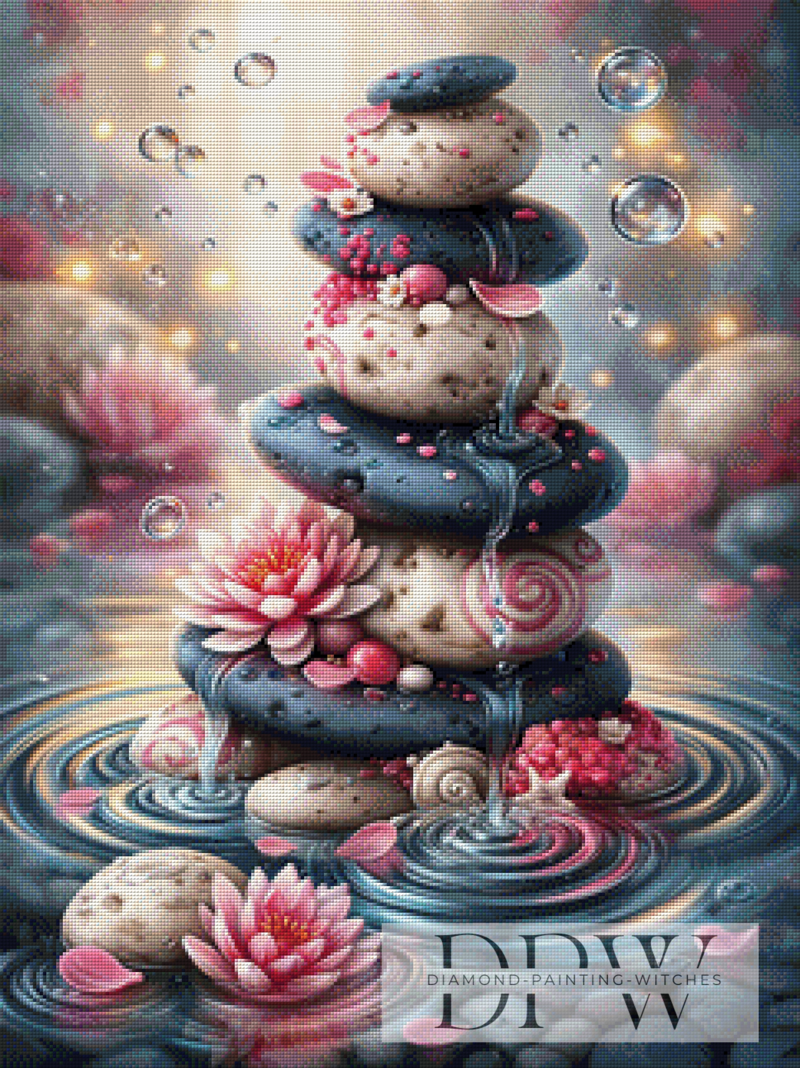 Zen der Wasserblüten by _Sweet_Loco_AI mit 220 Farben