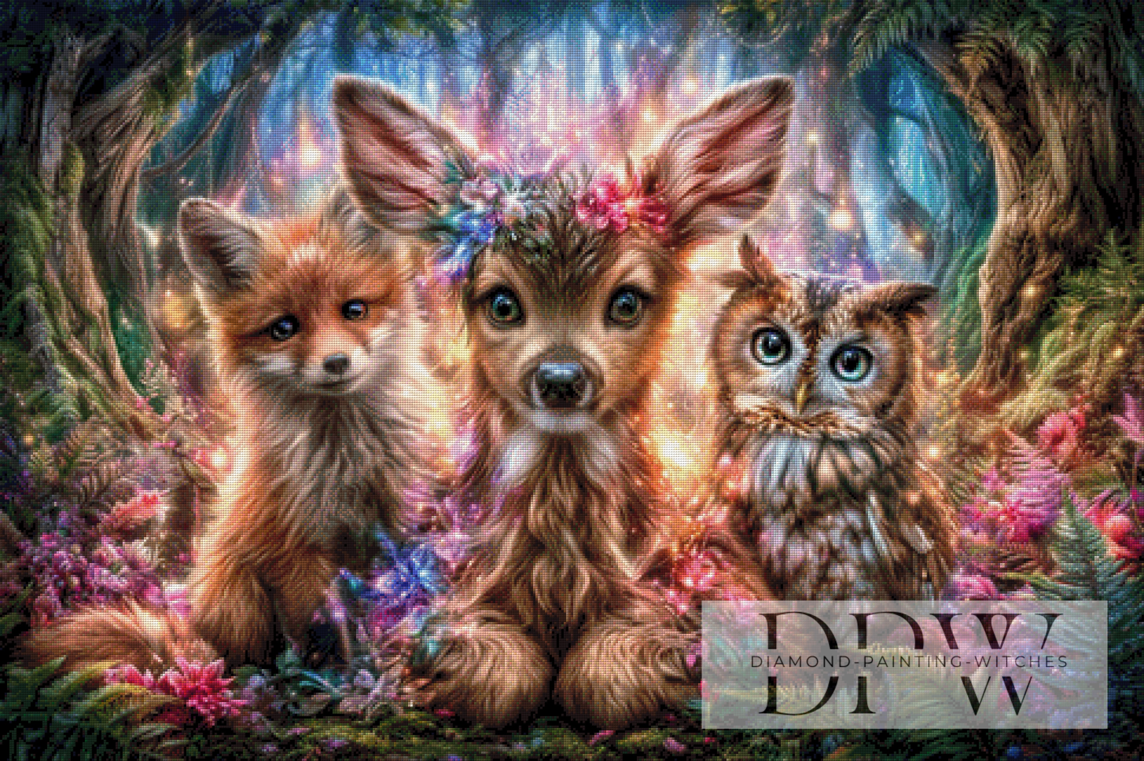 Freunde des Waldes by ellufija mit 340/330 Farben
