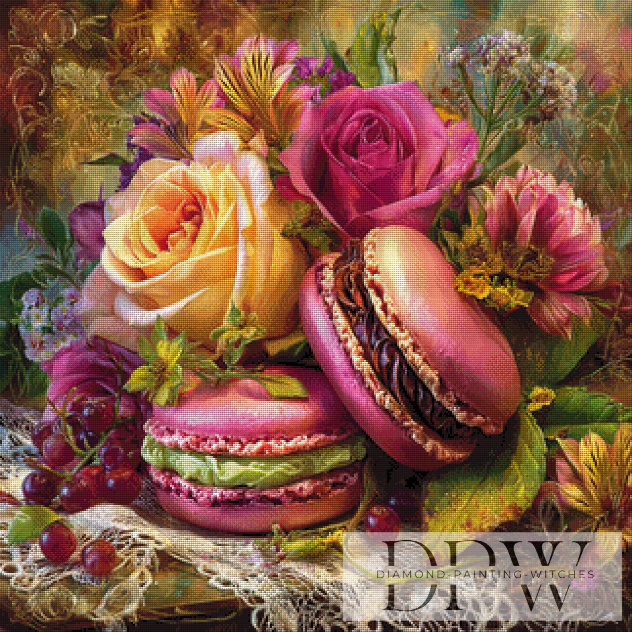 Blüten & Macarons by CreatiVart mit 320 Farben