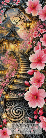 Mondschein über Sakura by CleoDora mit 270 Farben
