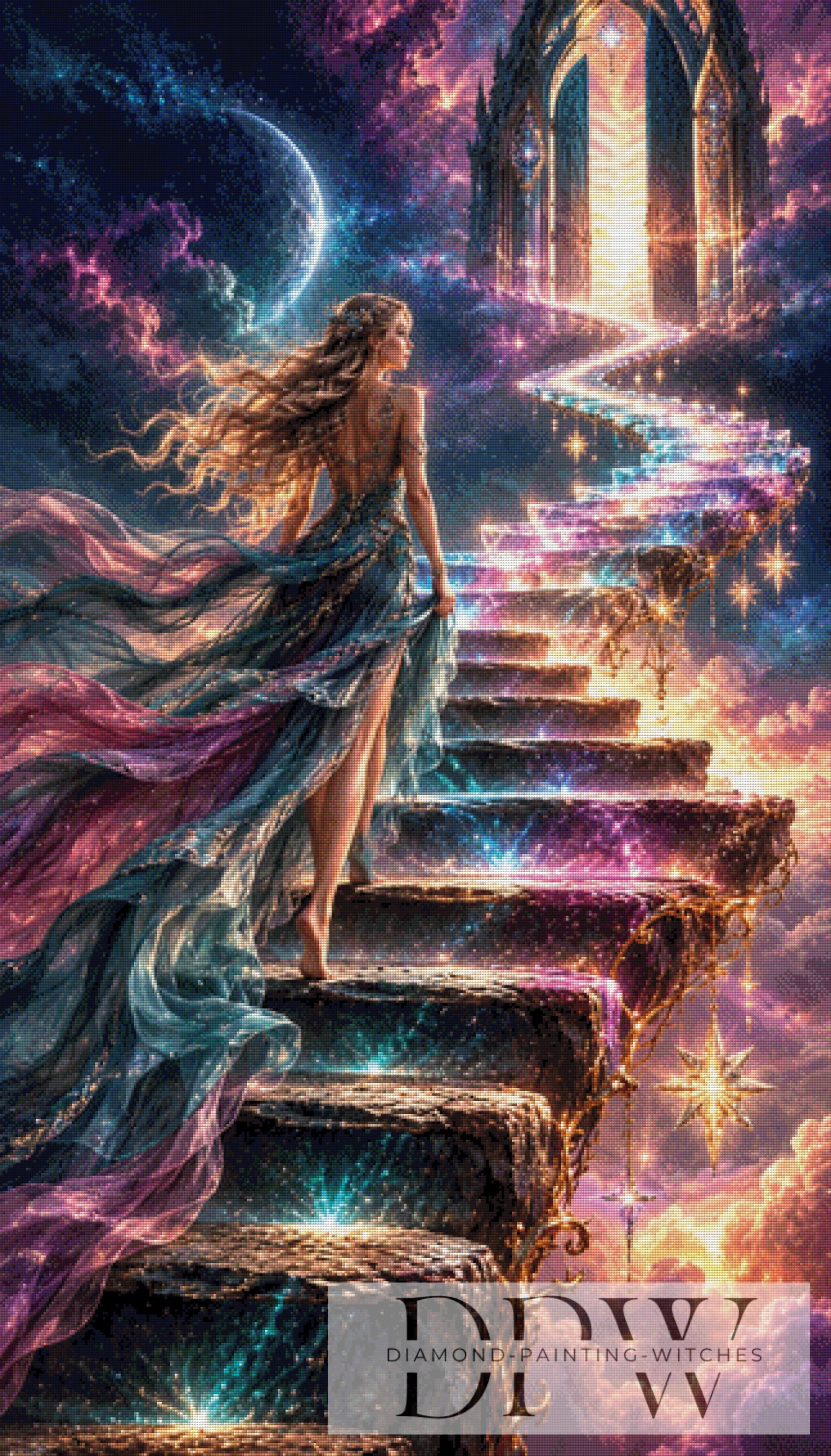 Die Treppe zum Sternentor by Biggilee Art mit 300 Farben