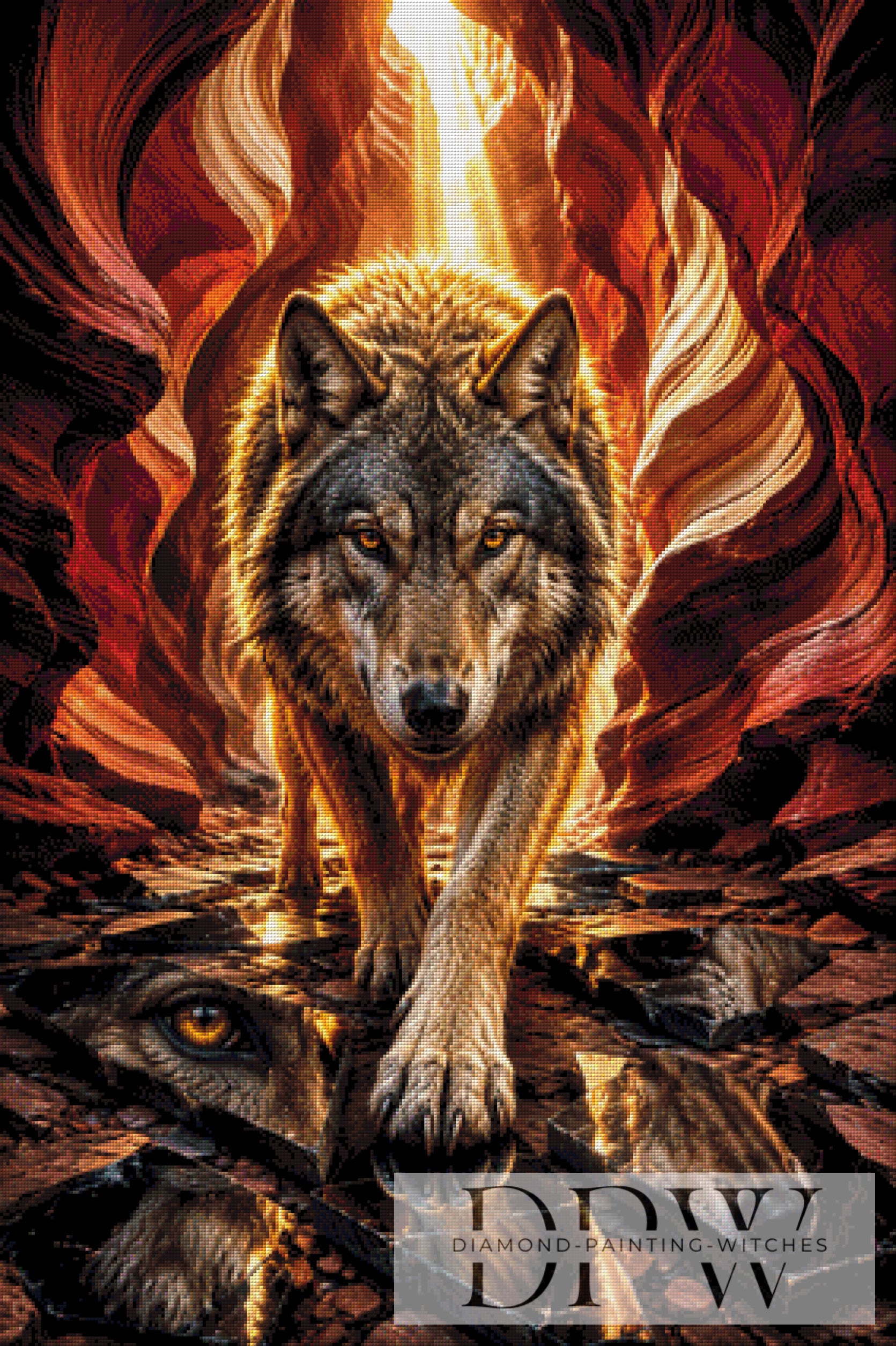 Wolf der Schlucht by Biggilee_Art mit 175 Farben