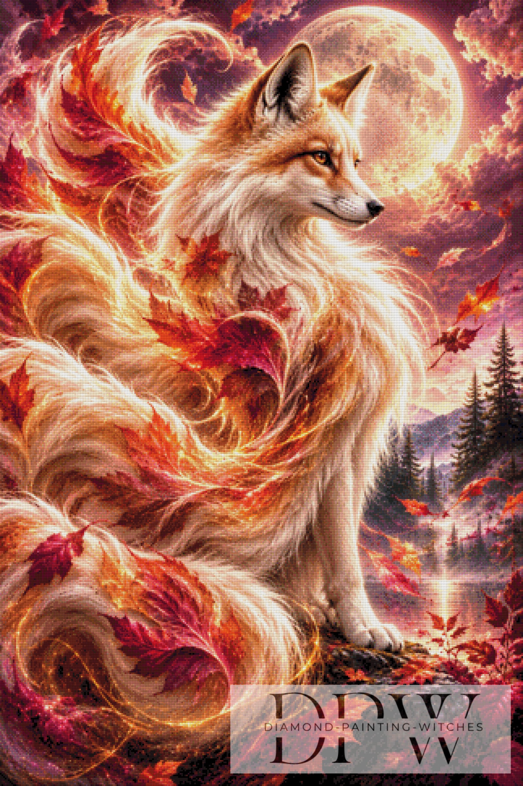 Blätterfeuer by Biggilee_Art mit 200 Farben