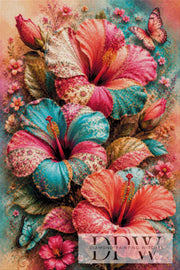 Patchwork-Hibisken by Biggilee_Art mit 320 Farben