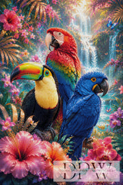 Tropisches Trio by Biggilee_Art mit 440 Farben