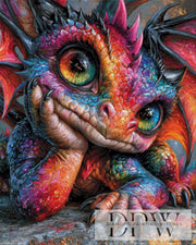 Fantasy Dragon by CleoDora mit 300 Farben