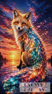 Kristallfuchs by Biggilee_Art mit 350 Farben
