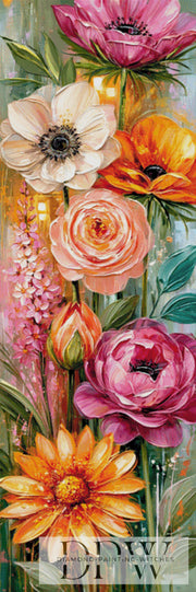 Farbenfrohe Blütenpracht by CleoDora mit 370 Farben
