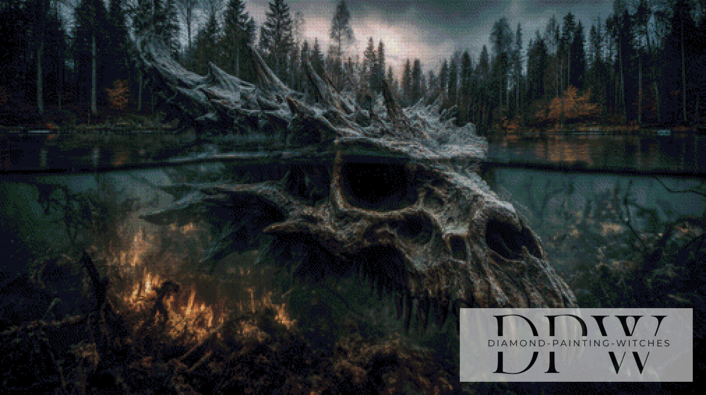 Keeper of the Lake by Pixxel Pics 125x70cm mit 100 Farben DPW-840