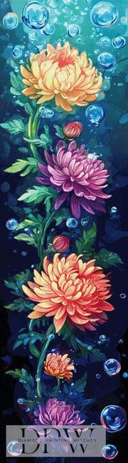 Aqua Flowers by Luna mit 350 Farben