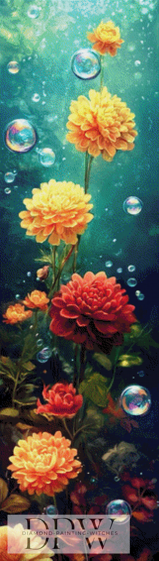 Fiori dall`Acqua by Luna, 40x140cm mit 280 Farben DPW-842