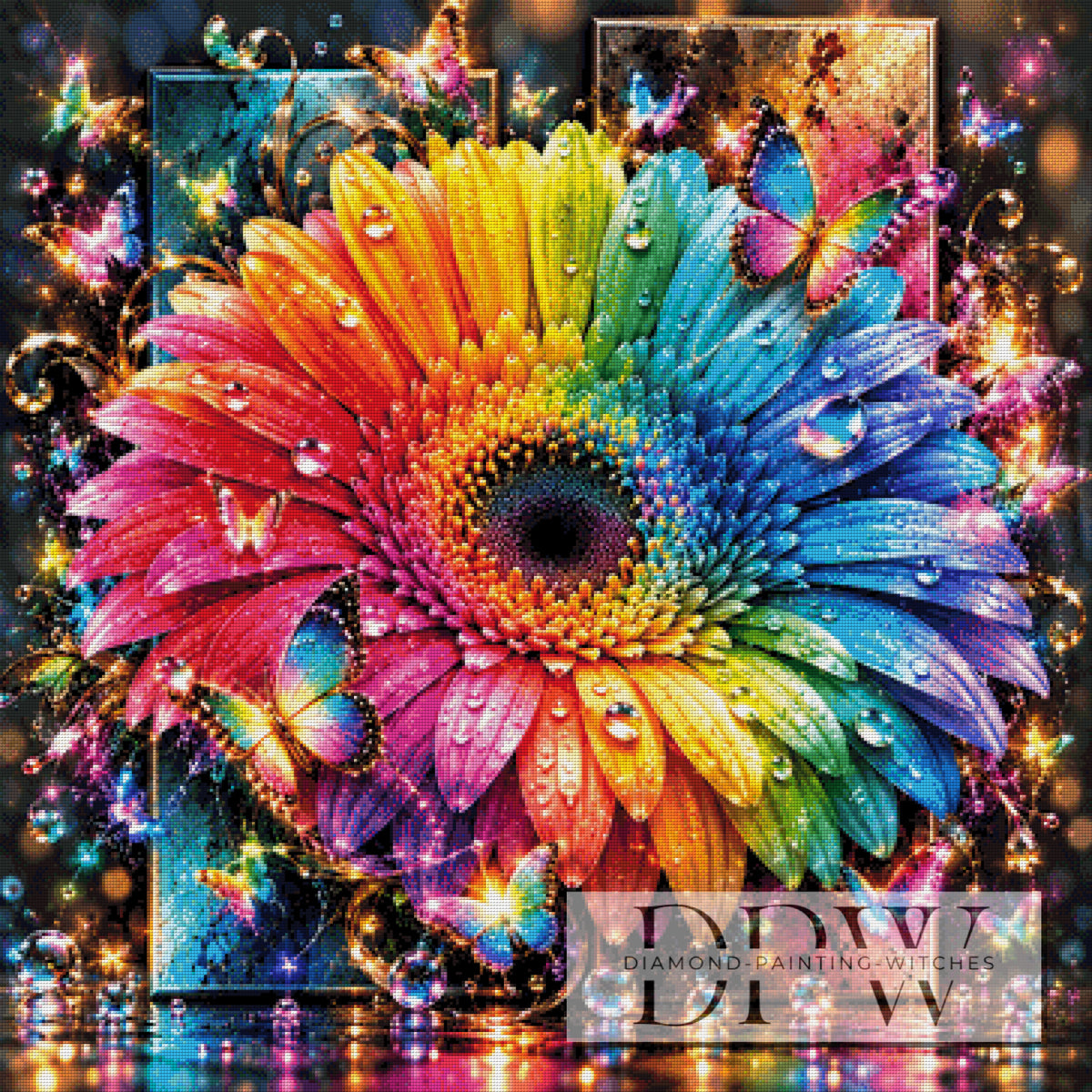 Panel Dreams - Gerbera by theA.art mit 420 Farben