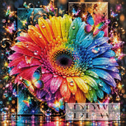 Panel Dreams - Gerbera by theA.art mit 420 Farben