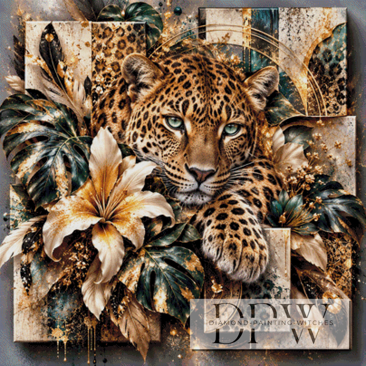 Panel Dreams - Leopard by theA.art mit 190 Farben
