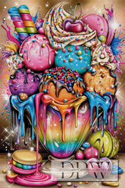 Bunter Eisbecher by theA.art 70x105 mit 447 Farben