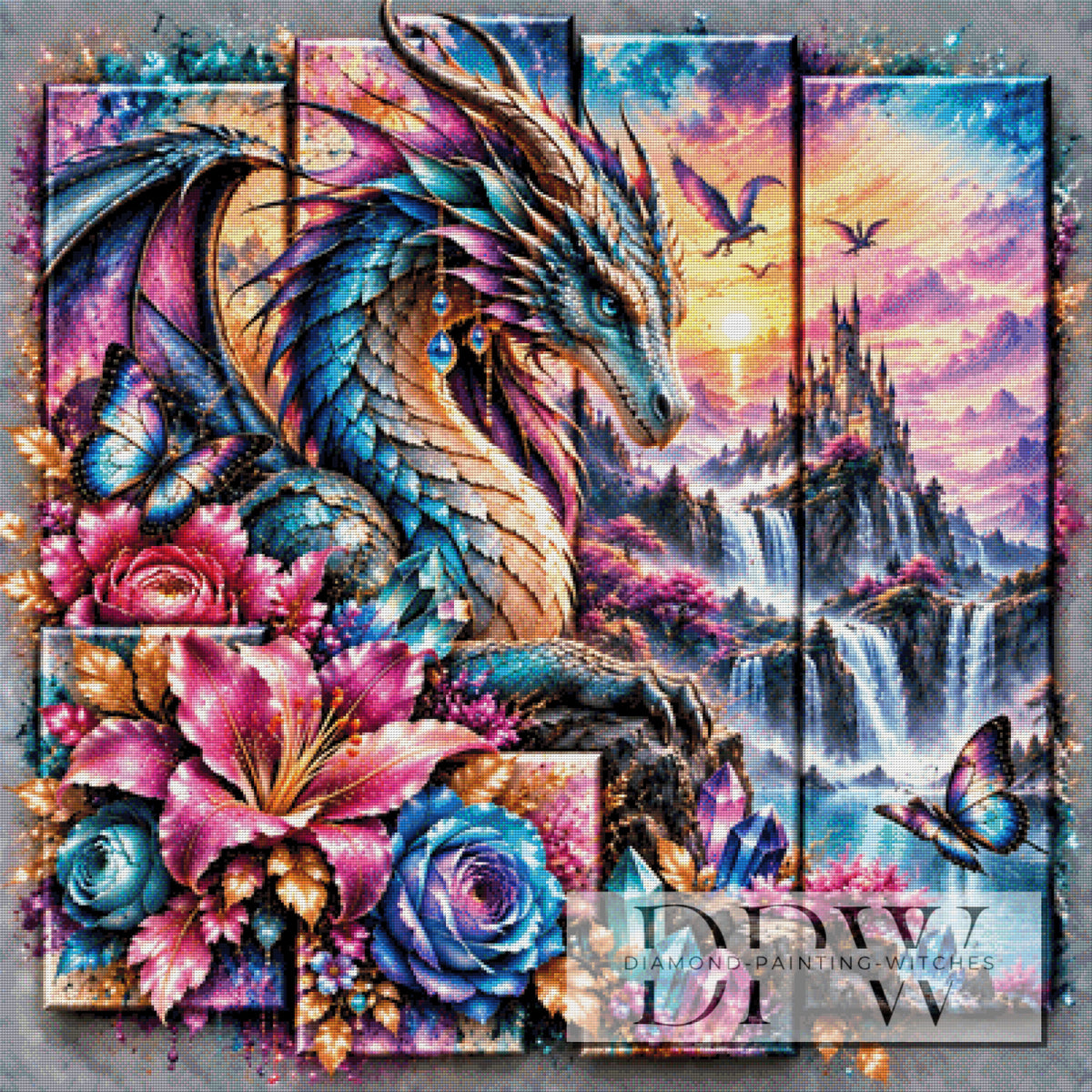 Panel Dreams - Drache 2 by theA.art mit 270 Farben