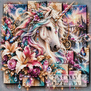 Panel Dreams - Einhorn by theA.art mit 350 Farben