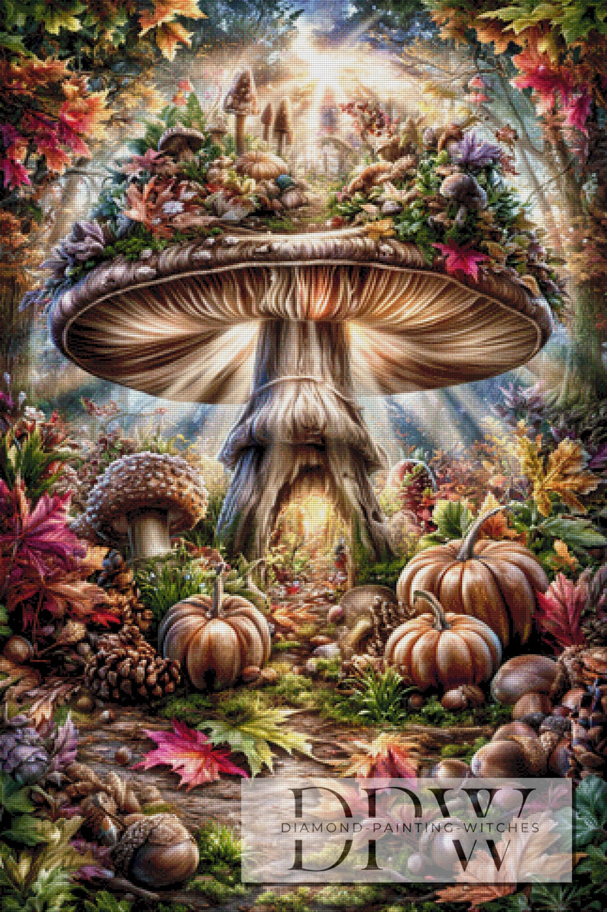 Herbstmagie im Pilzhaus by ellufija mit 320 Farben