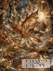 Autumn Marple Leaf by Pixxel Pics 75x100 mit 160 Farben