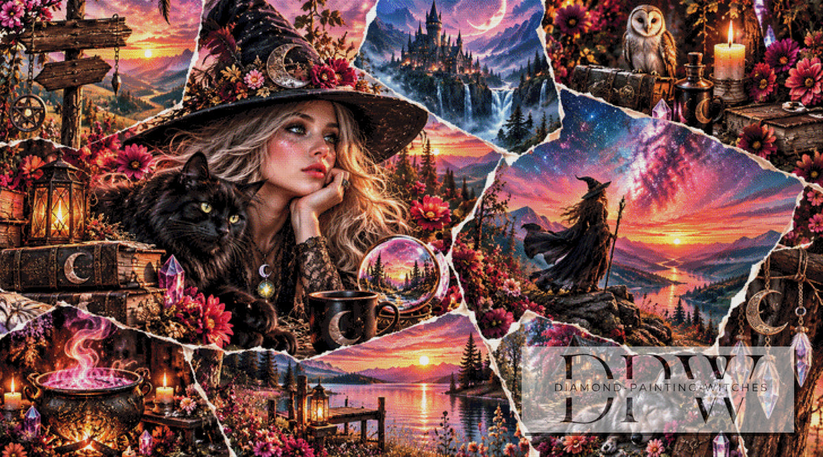 Hexenwelten II by Elly_A.I. mit 340 Farben