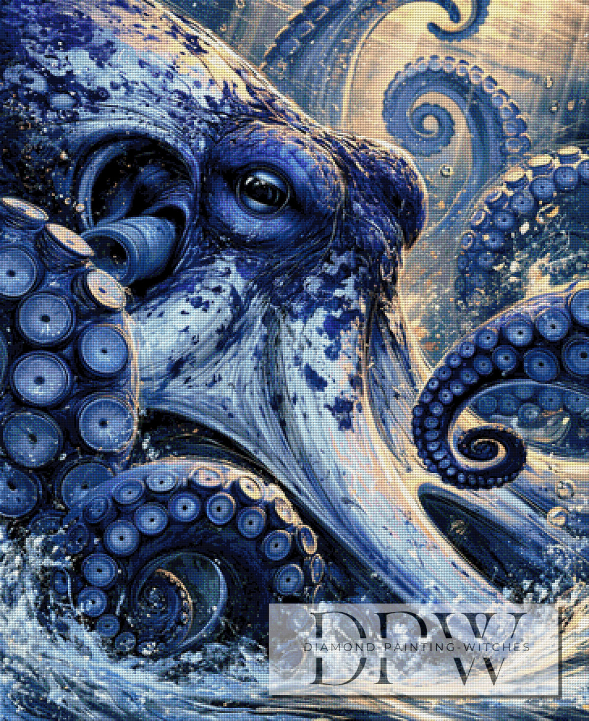 Blau und unergründlich by CleoDora mit 160 Farben
