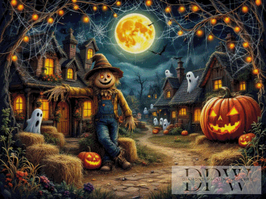 Halloween Party by QN, 100x75cm mit 230 Farben DPW-864