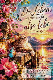 Das Leben wartet nicht by CleoDora mit 380 Farben