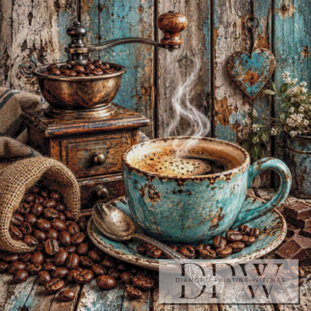 Rustikaler Kaffeeklatsch by Elly_A.I. mit 200 Farben